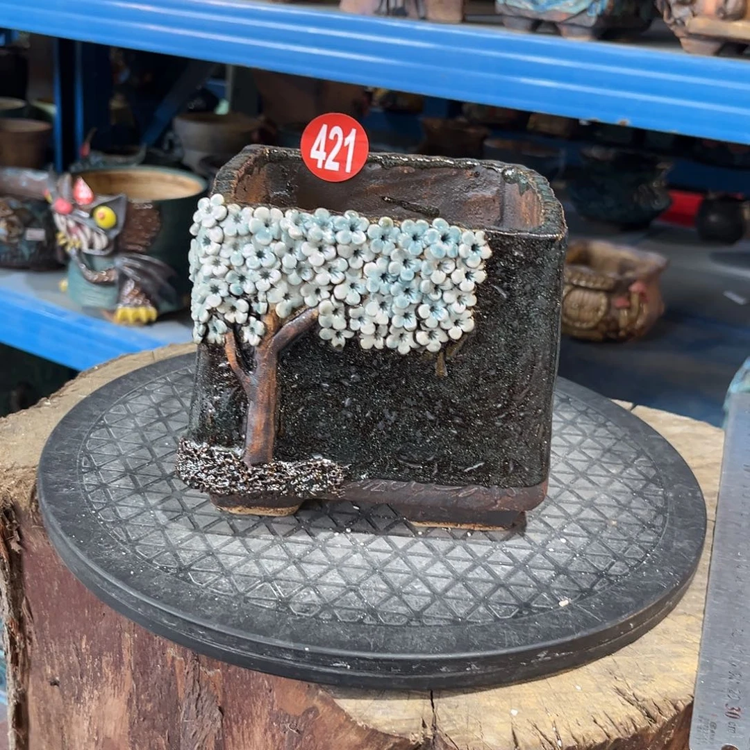 微瑕421 号陶然花器手工花盆