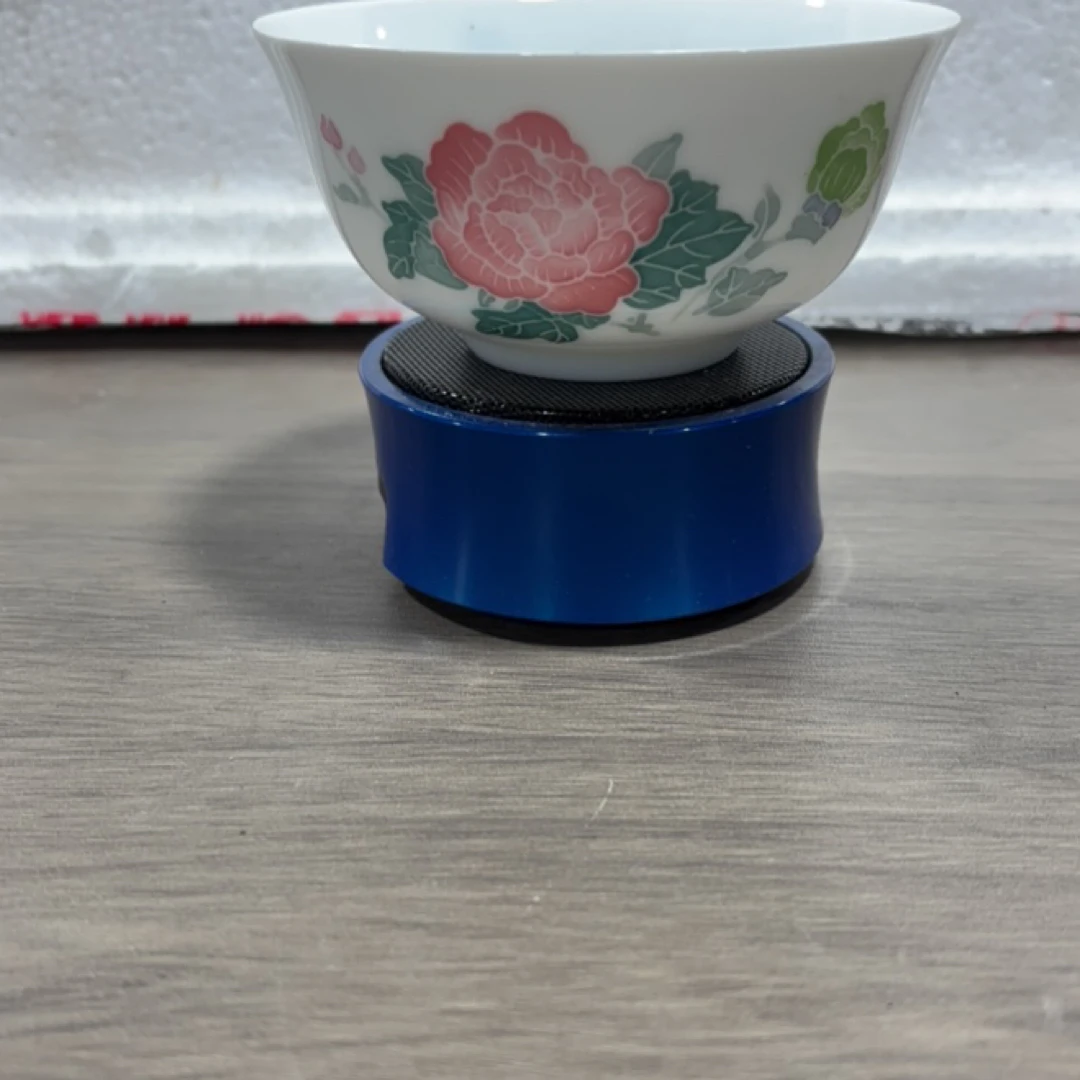 釉下五彩芙蓉花10.5cm