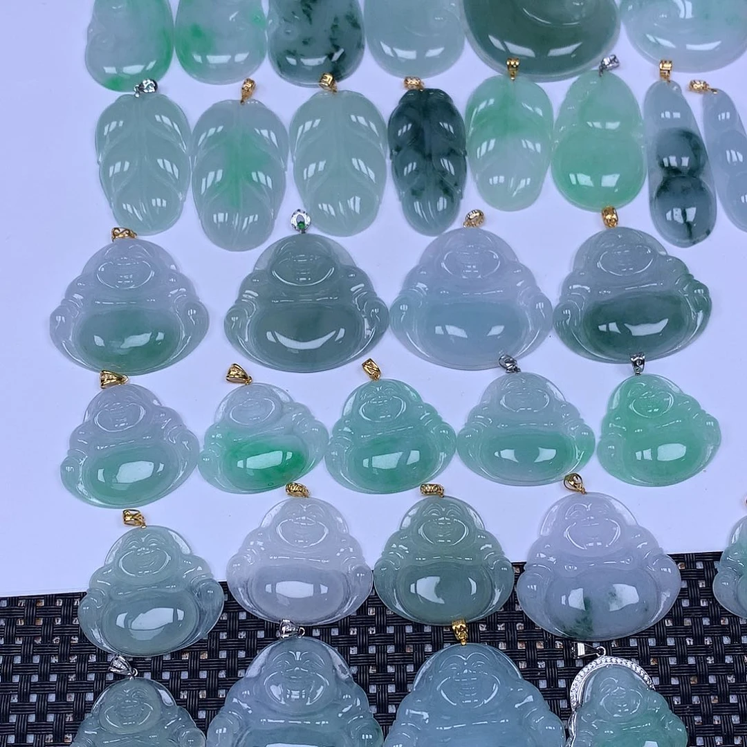 翡翠未镶嵌颈饰天然翡翠