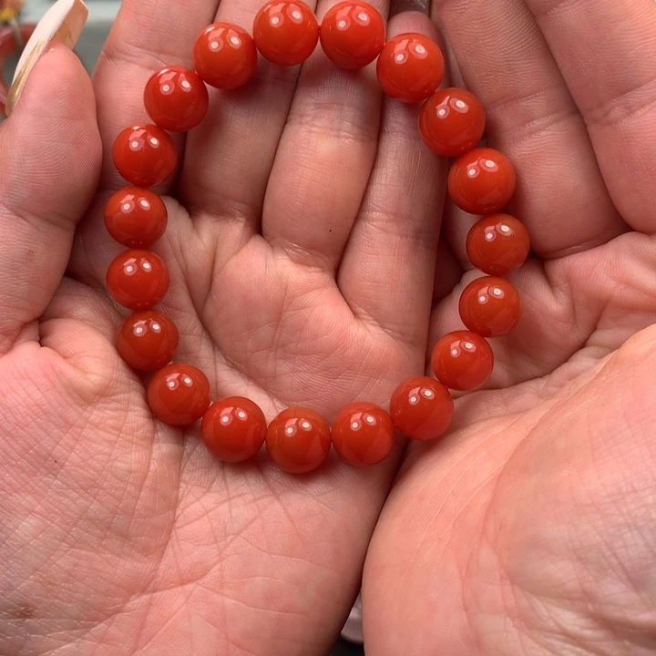 未镶嵌串南红玛瑙雨**烟