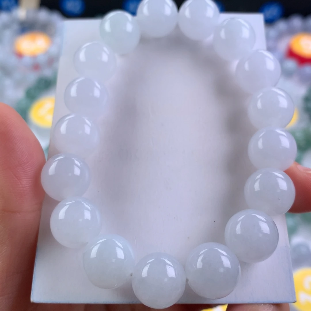 翡翠未镶嵌手链卡12.5