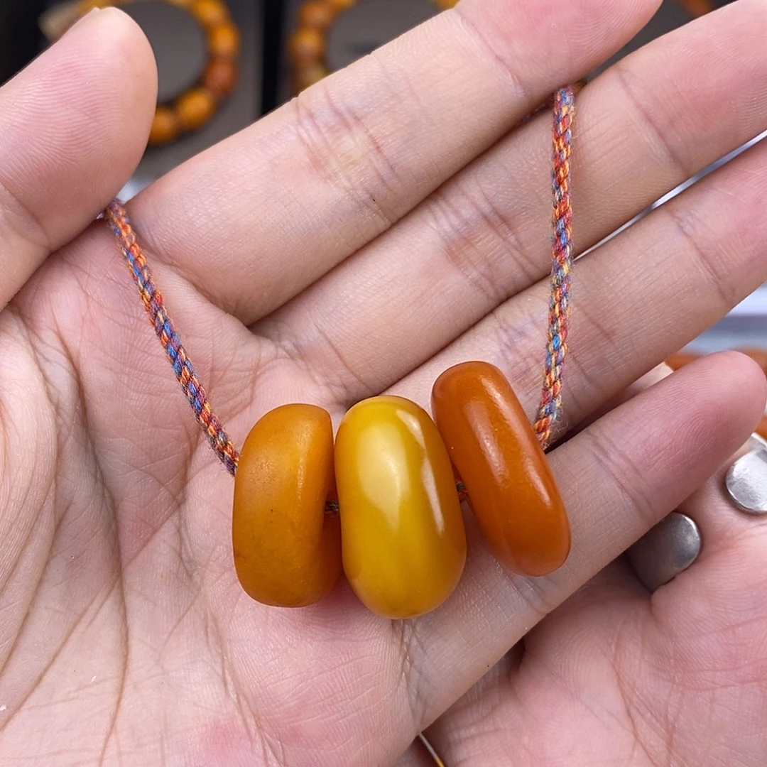 裸石琥珀未镶嵌蜜蜡21-23mm