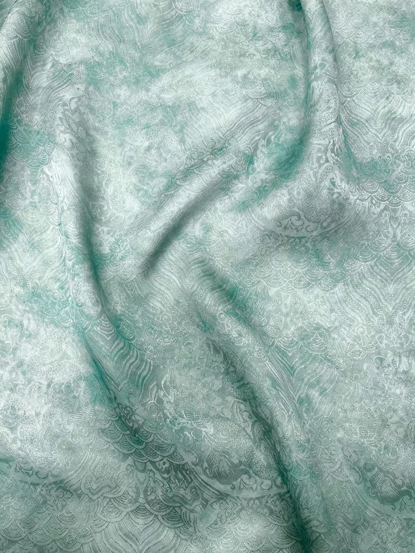 【天水碧】草本植物扎染面料新中式风格布料