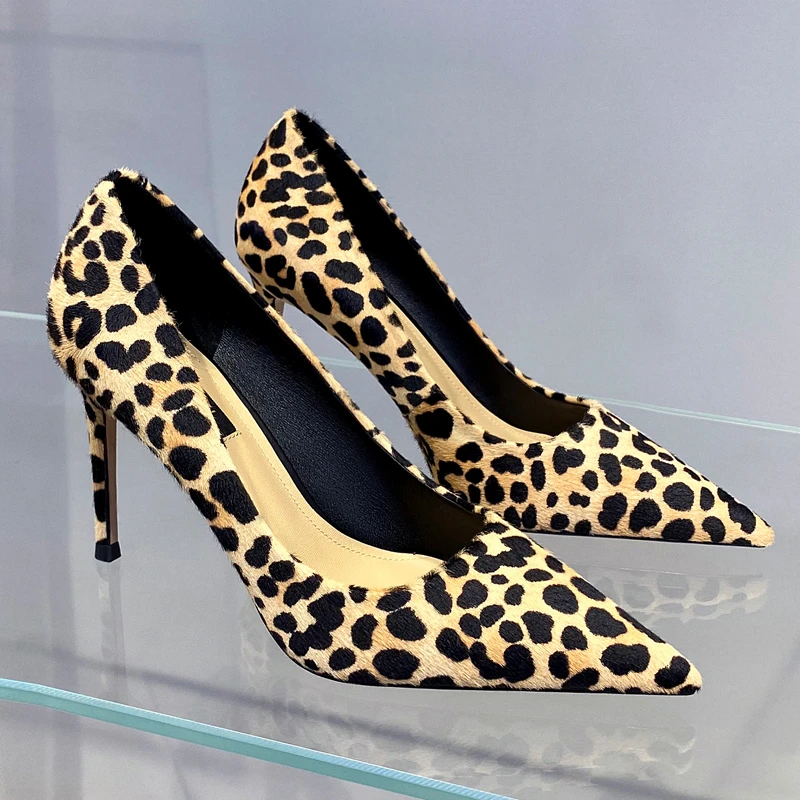 【现货】高跟鞋女细跟2024春秋新款气质百搭尖头法式单鞋87