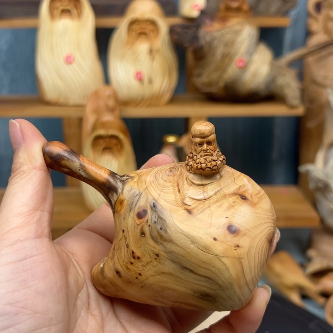 木用****9崖柏木摆件手把件