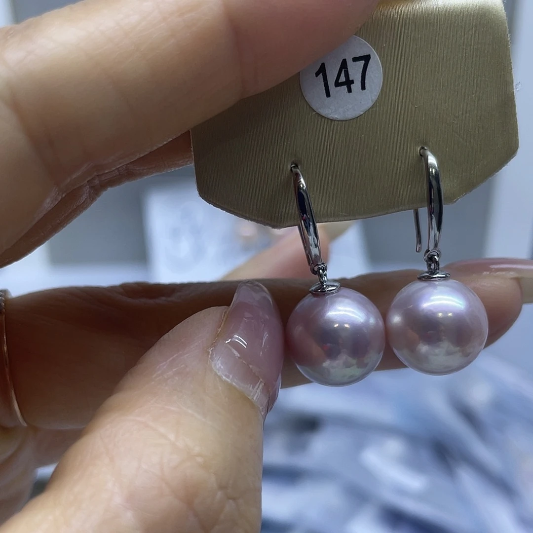 耳饰淡水珍珠银S925镶嵌