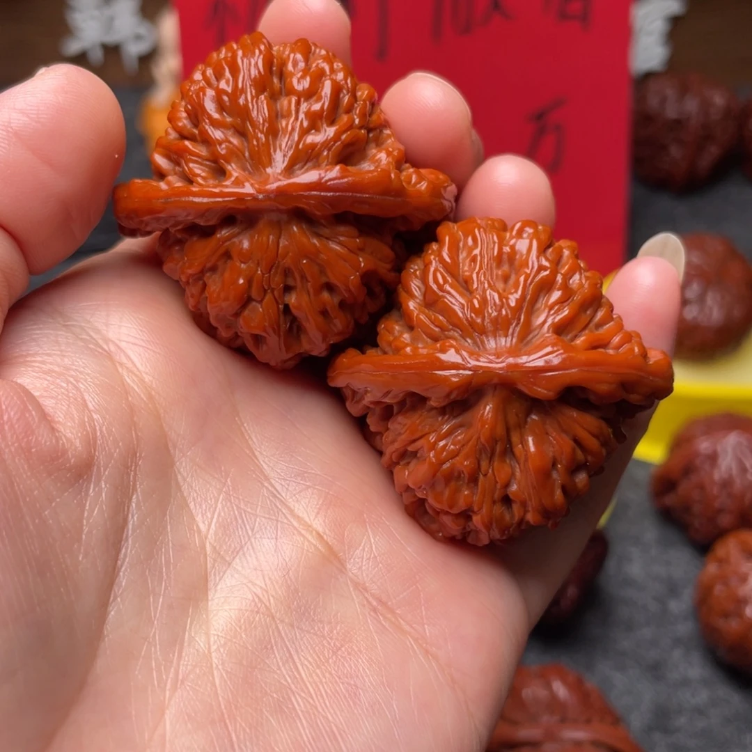 文玩核桃吊坠文玩核桃 手把件 四座楼 44