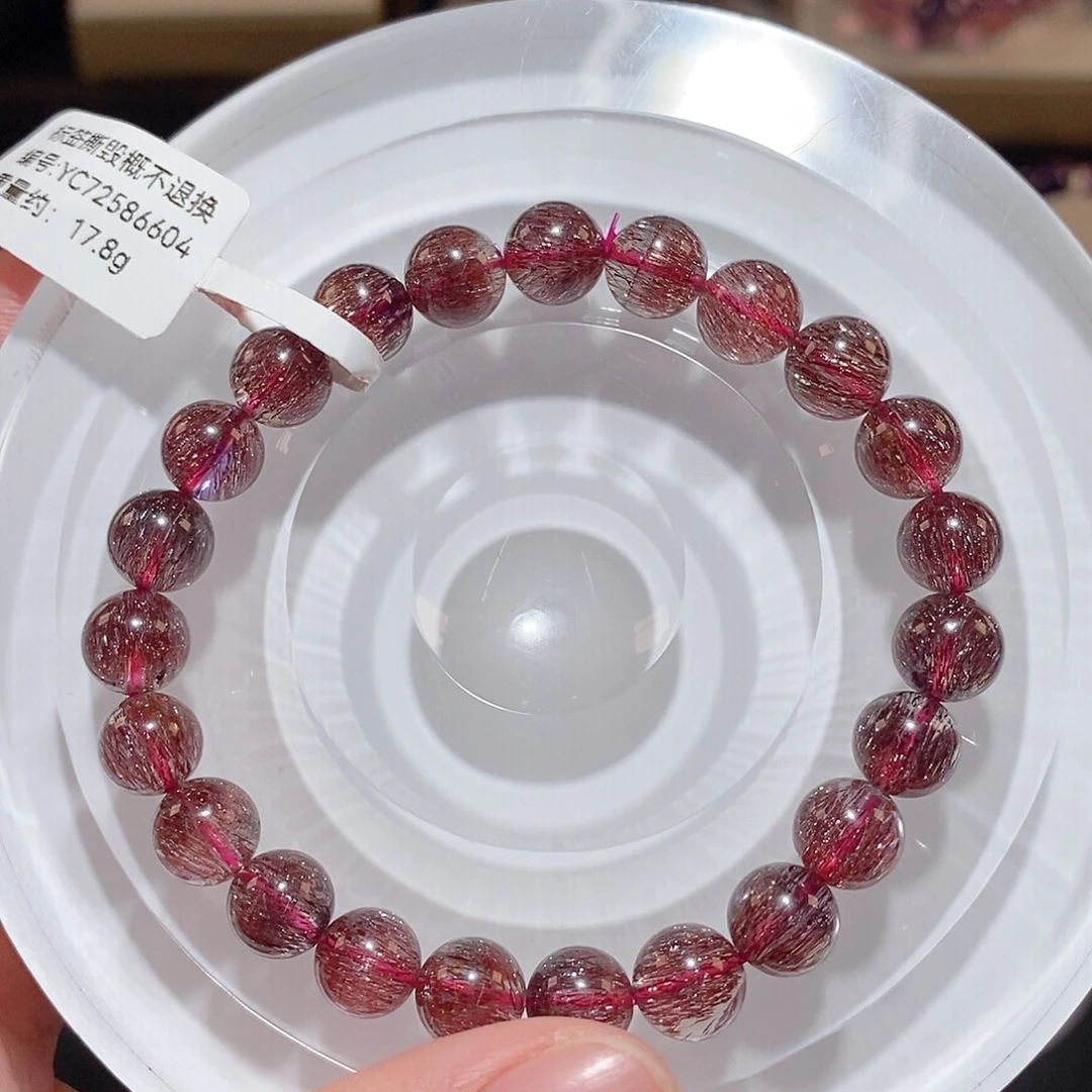 水晶手链未镶嵌F红超七8.2