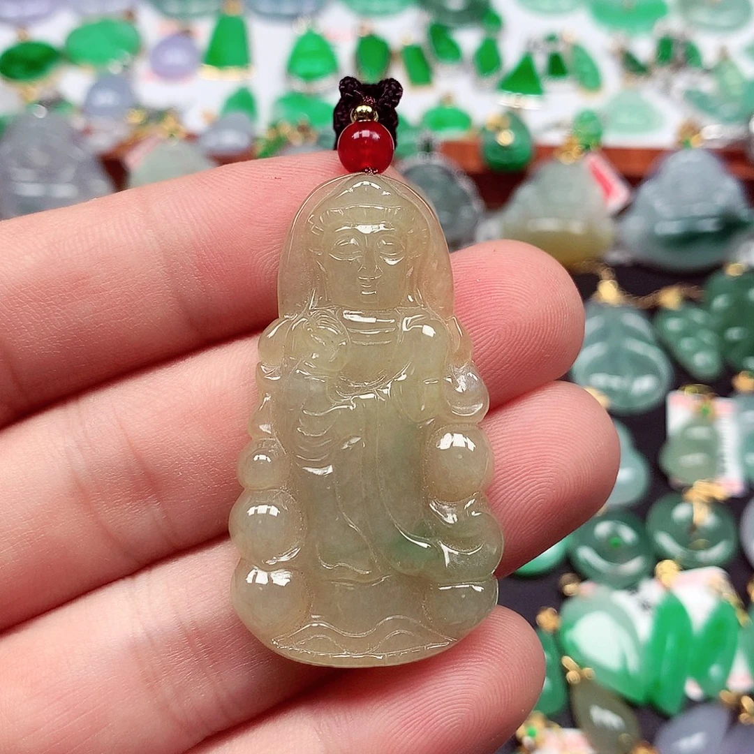 翡翠未镶嵌颈饰天然翡翠A货