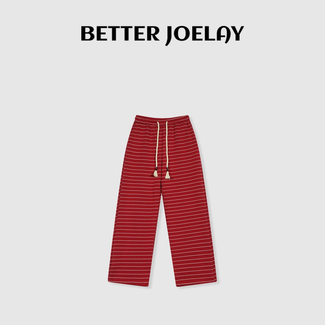 BETTER JOELAY-【巴黎记事】百搭宽松休闲裤经典垂感长裤KKH2171