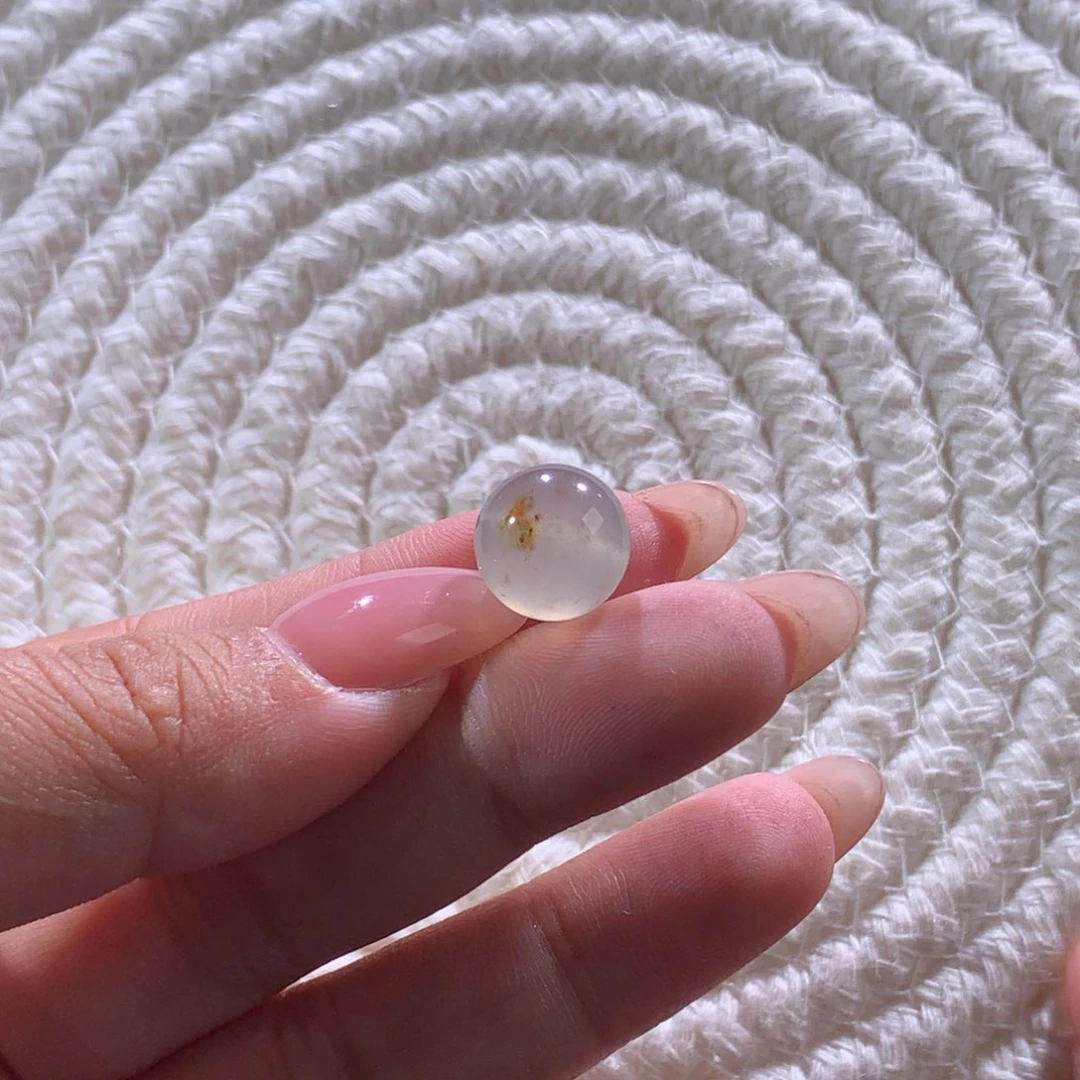 未镶嵌手串翡翠卡12冰咖色桂花糕