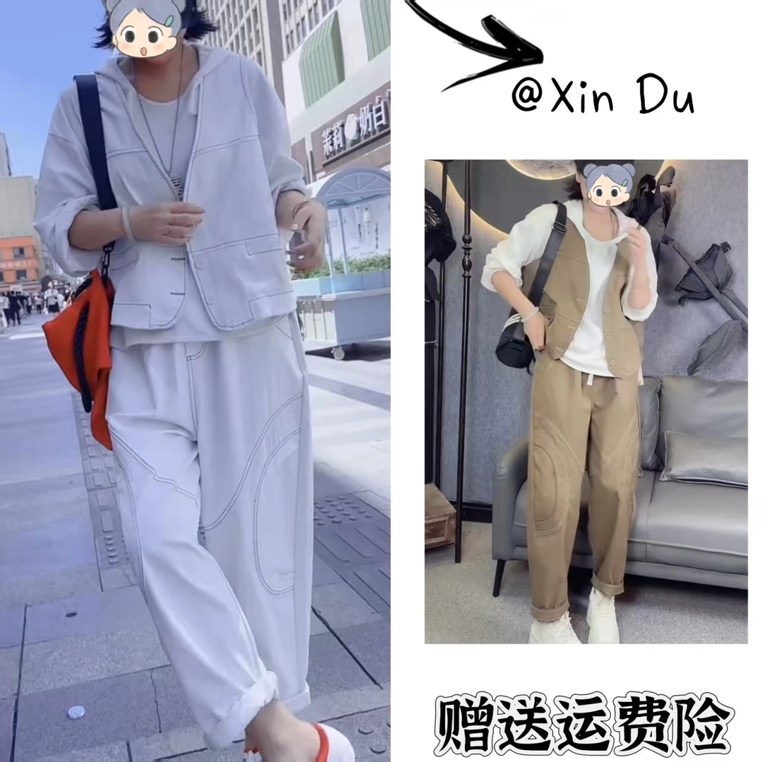 2025秋季新款时尚显瘦气质女士网红洋两件套百搭款D23546