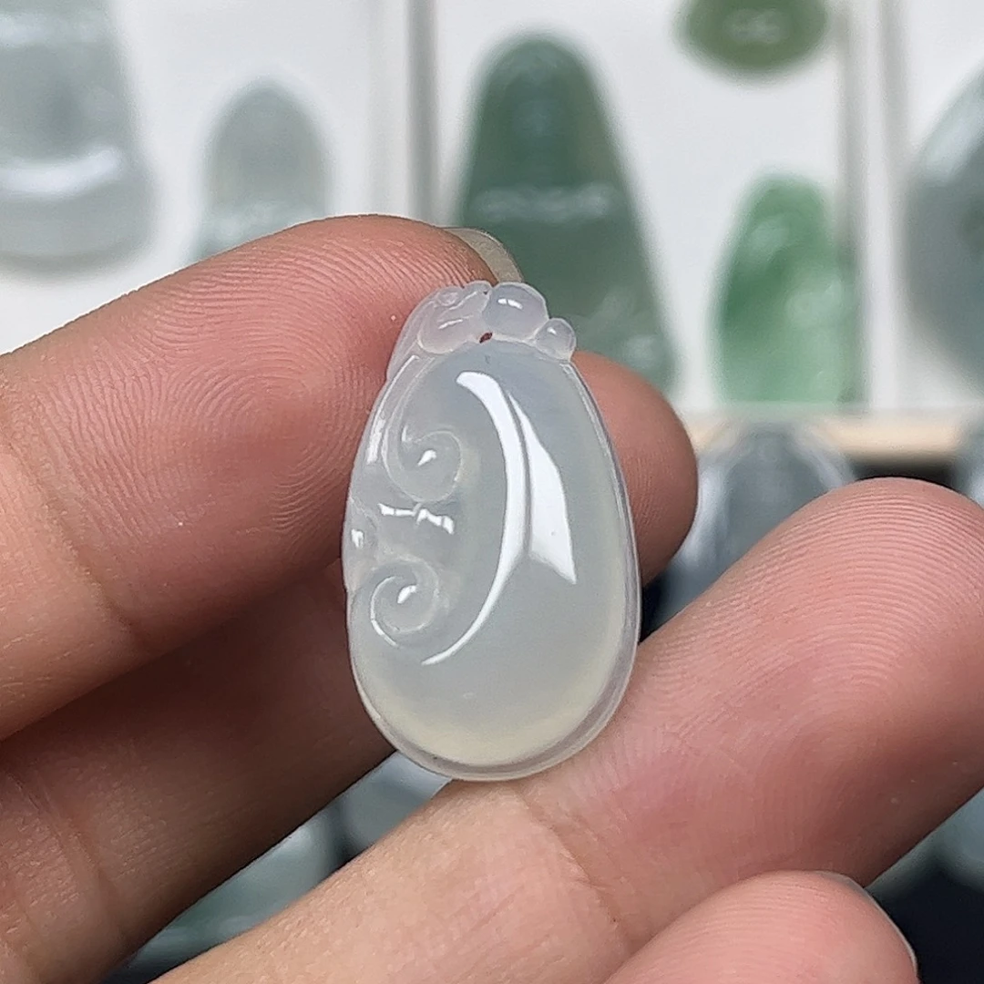 颈饰未镶嵌翡翠缅甸天然翡翠