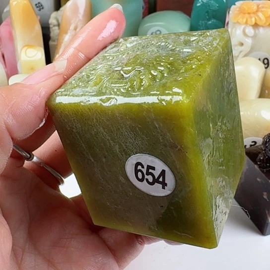 青田石印石白****化印石章料……