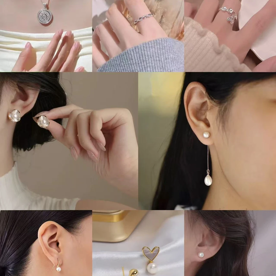 【清库存热卖款】耳环耳饰重工轻奢项链手链戒指手镯DIY