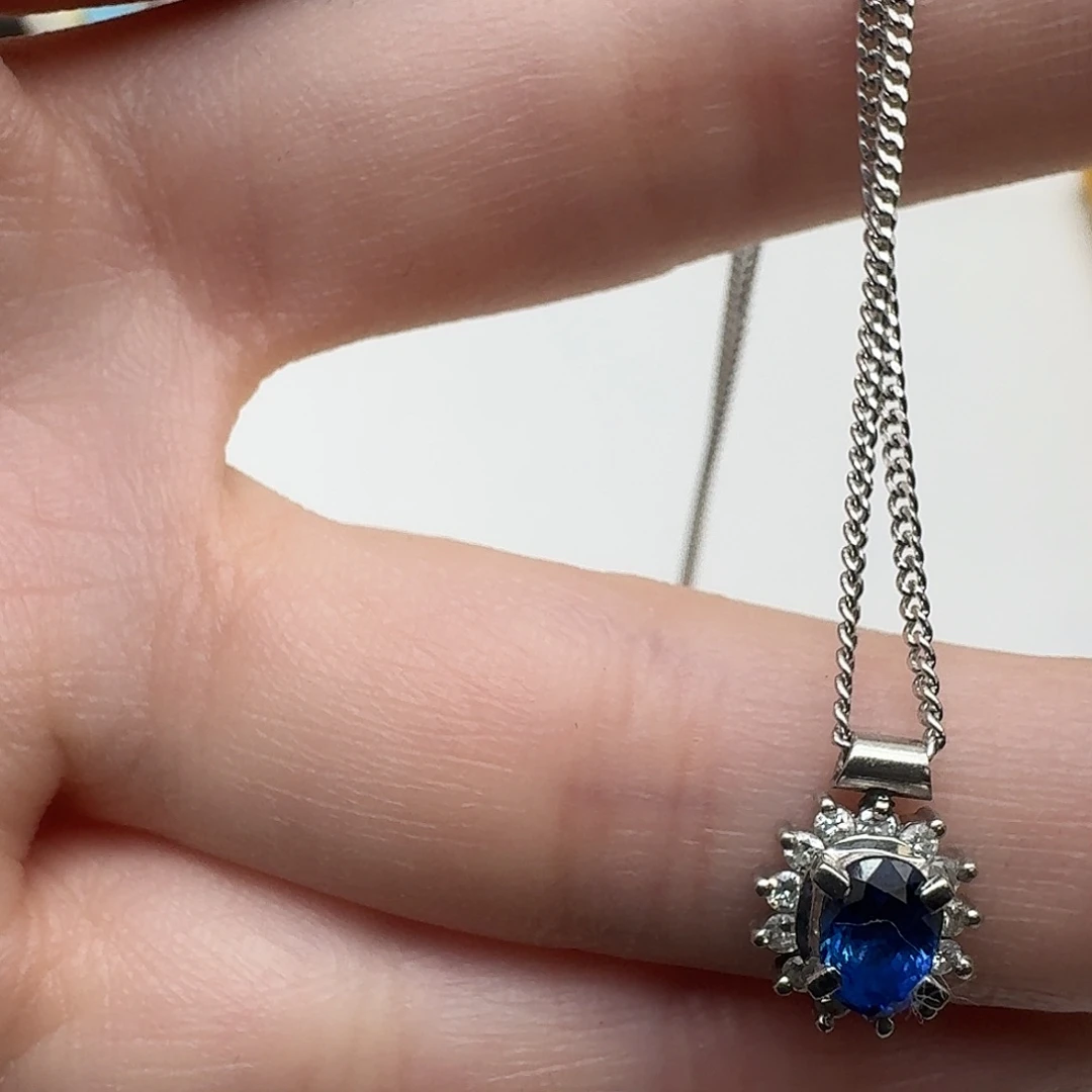 未镶嵌蓝宝石颈饰