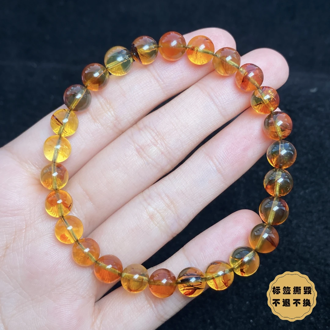 【小北严选】琥珀单圈手串18-17H104X96【多样性发一件】约7.5mm+