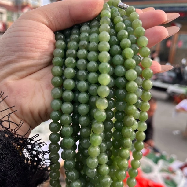 天然和田玉碧玉项链拍一发一多样性发货