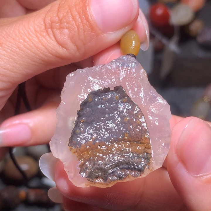 未镶嵌玛瑙/玉髓珠宝半成品