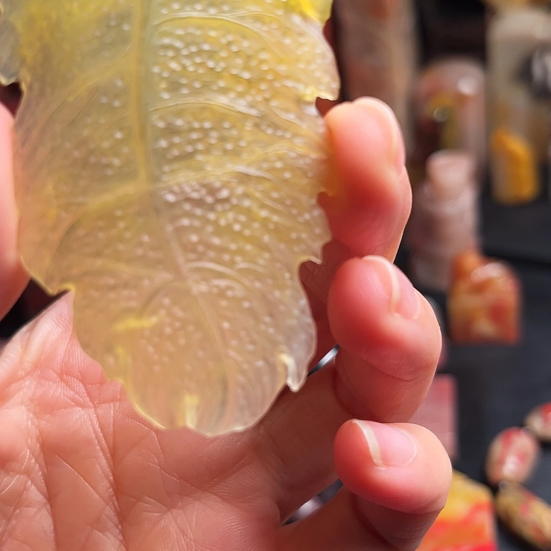 巴林石其他玻璃冻挂件