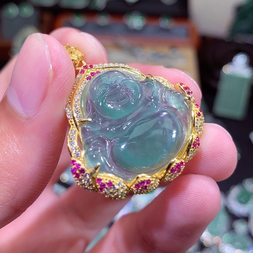 【闪购商品】翡翠颈饰未镶嵌挂件