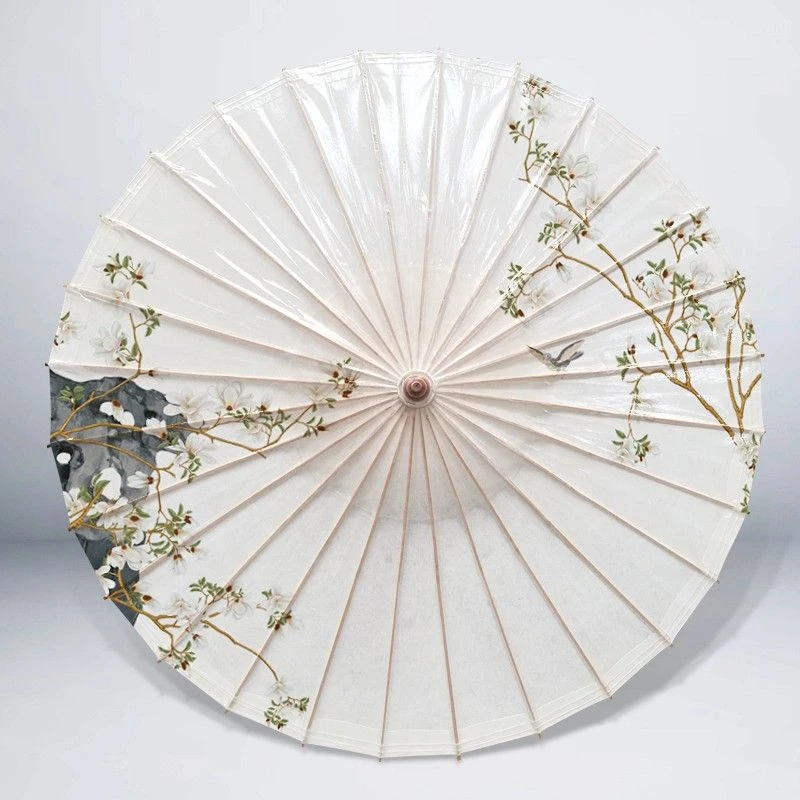 非遗纯手工油纸伞防雨防晒中式国风复古风汉服舞蹈道具渐变争春