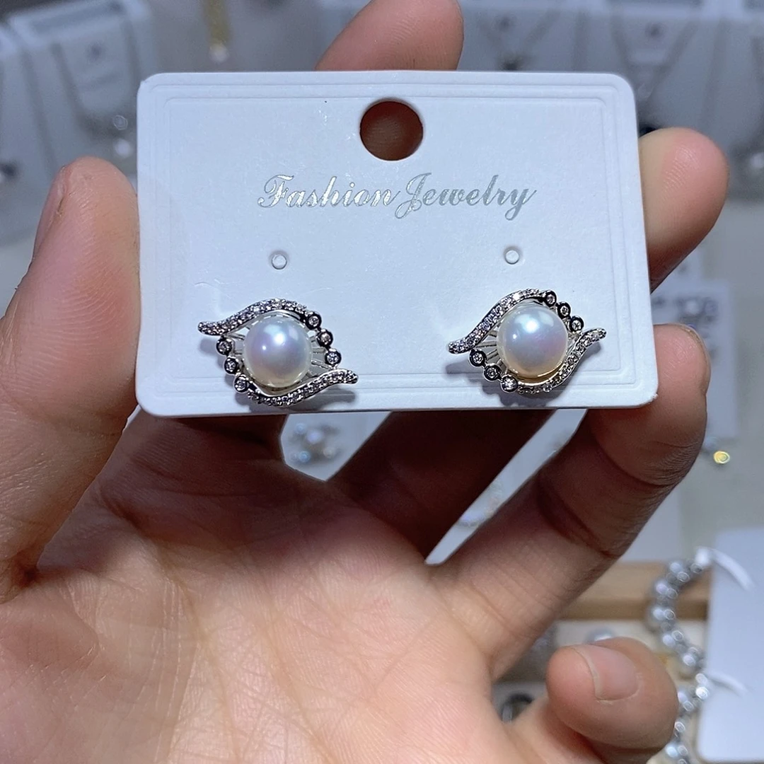 未镶嵌耳饰淡水珍珠