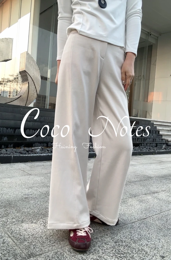 COCO NOTES【西装裤子】高腰立体裁剪阔腿裤