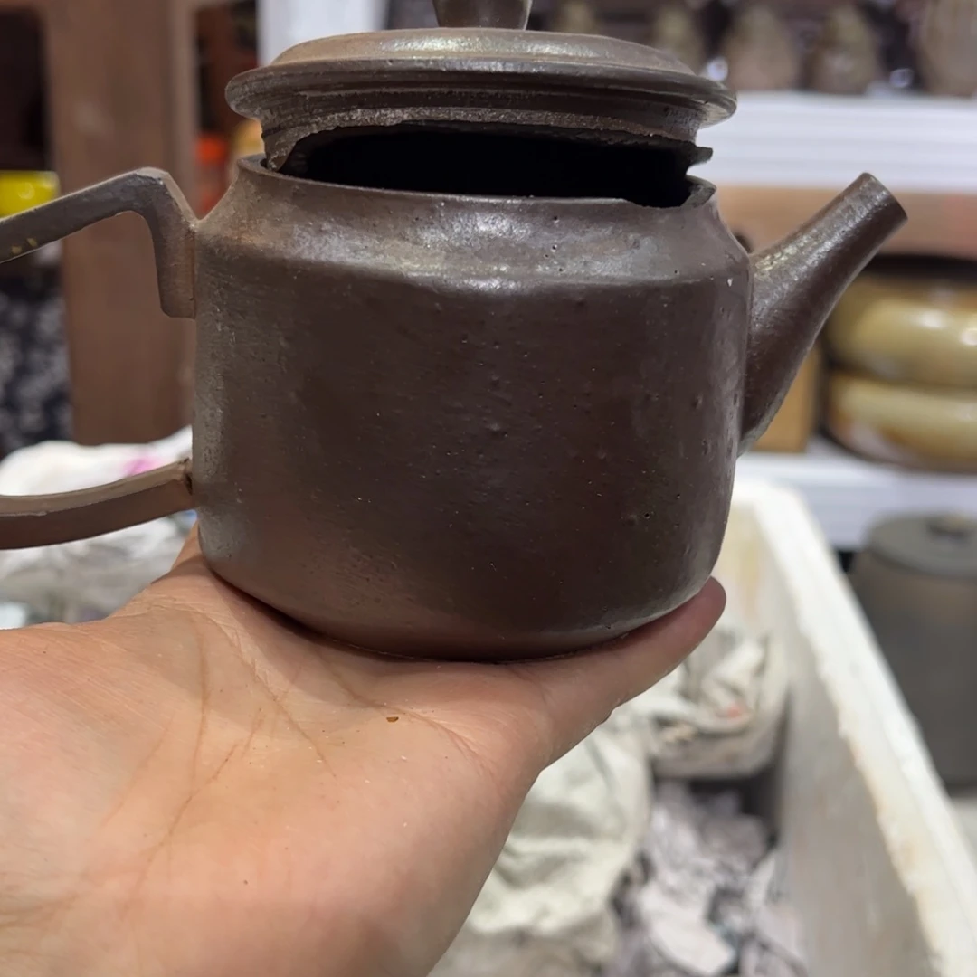 贵台龙窑柴烧茶壶125