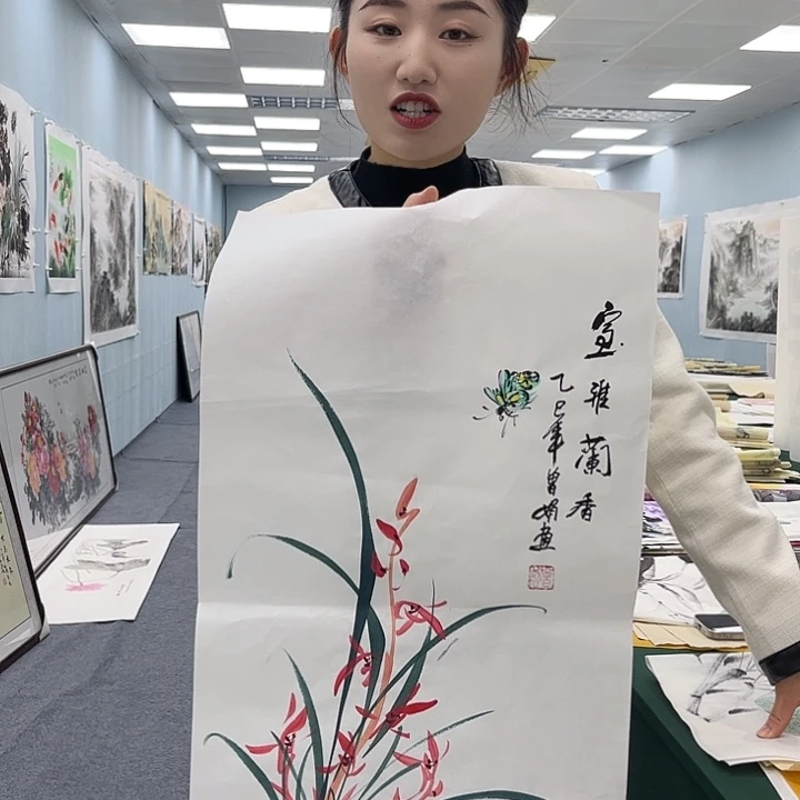国画纯手绘国画作品批发！