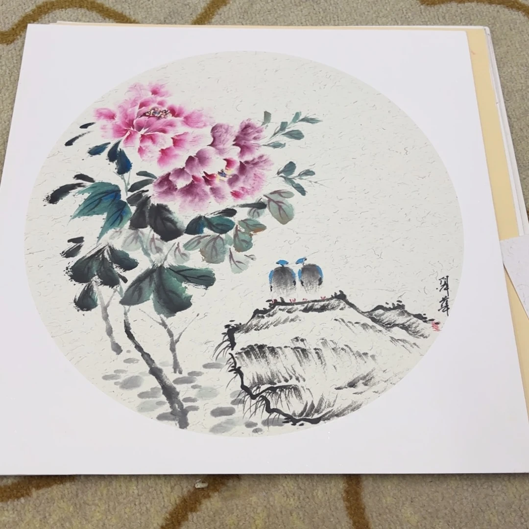 国画38-38卡纸作品艺