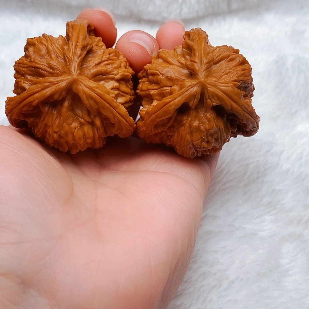 冬***雨吊坠文玩核桃三棱