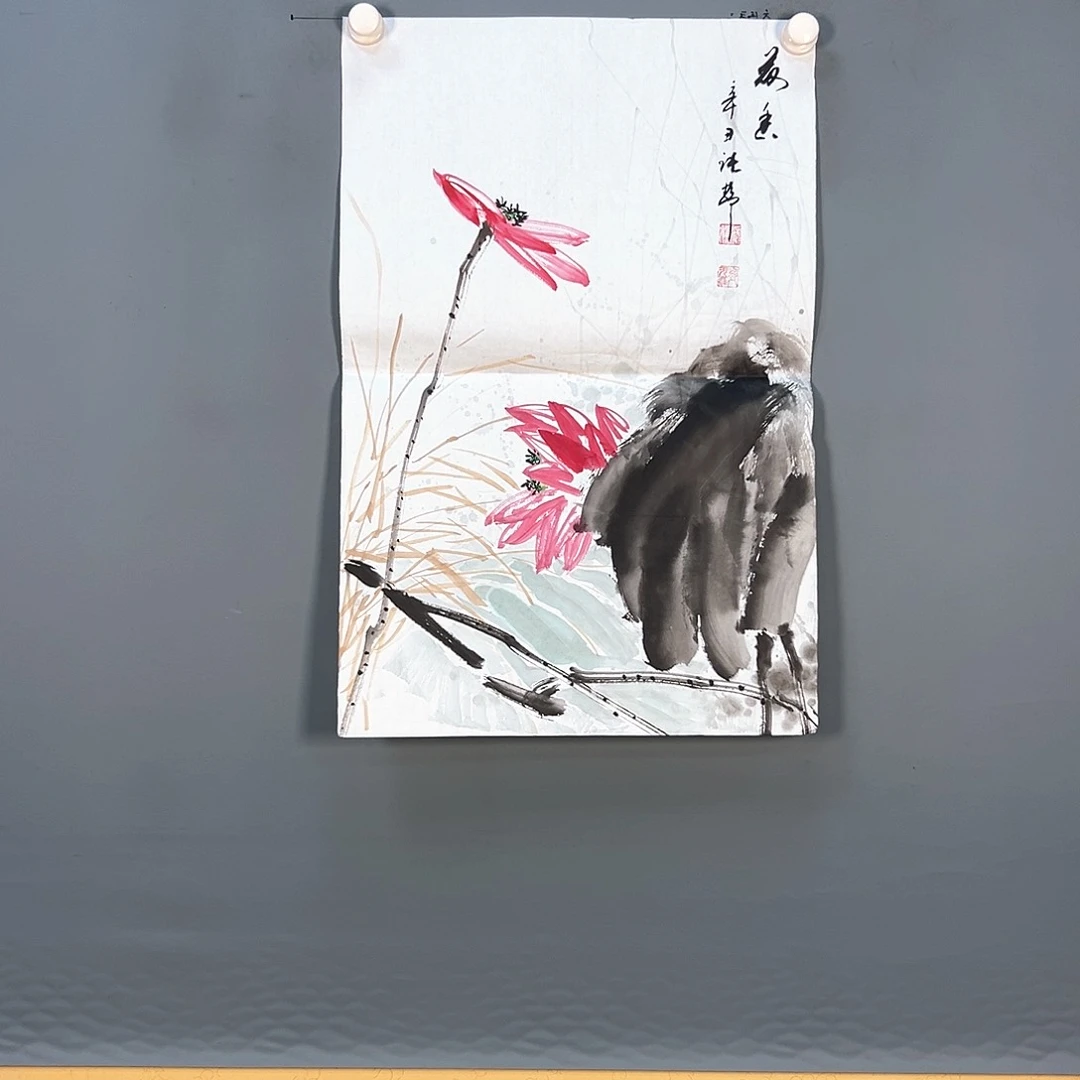 国画327 花鸟和蝴蝶都很可以