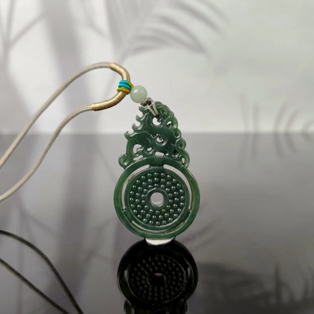 P和田玉貔貅平安扣吊坠0103