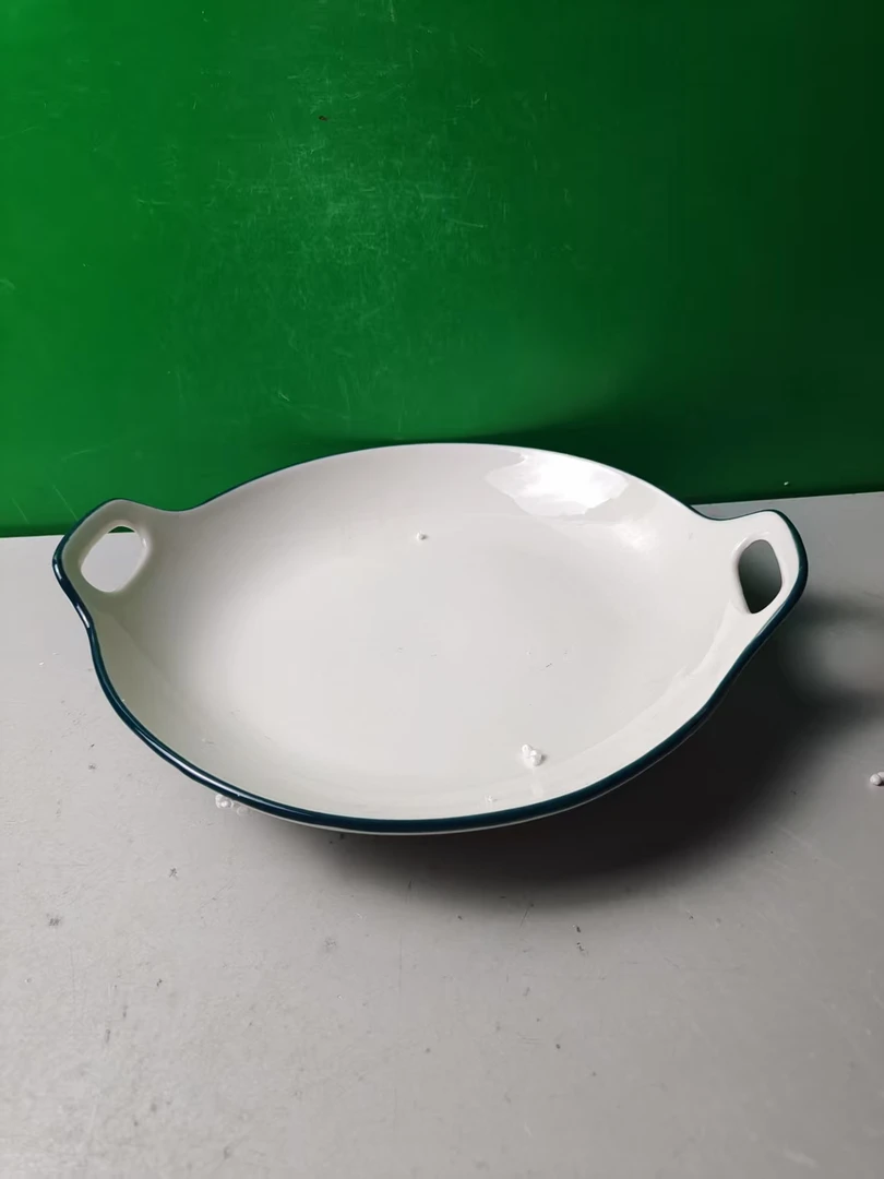 M1346 盘1个（口径21，高3）陶瓷餐具 D1