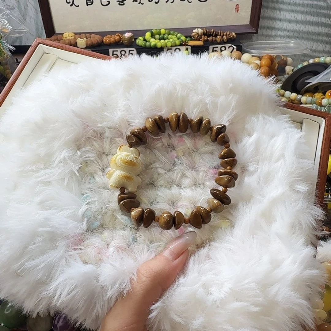 菩提根/象牙果手串库克➕牙果拉布布