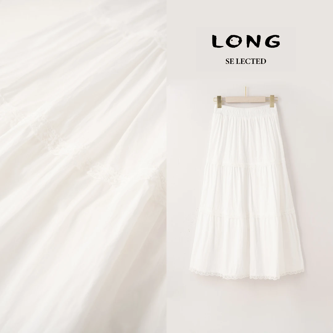 H2914【邂逅】仙美蕾丝田园诗意浪漫满分白纱裙温柔优雅风情2567