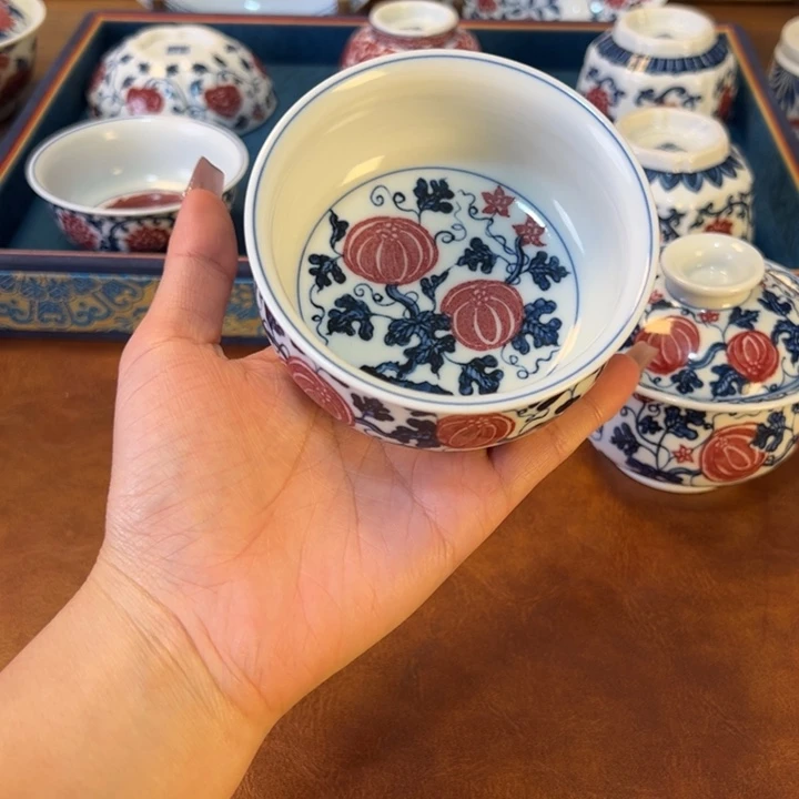 瓷片景德镇陶瓷手工手绘