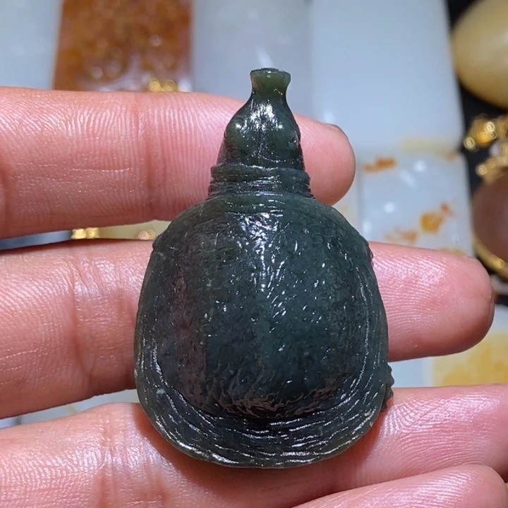 和田玉未镶嵌吊坠(不含链)