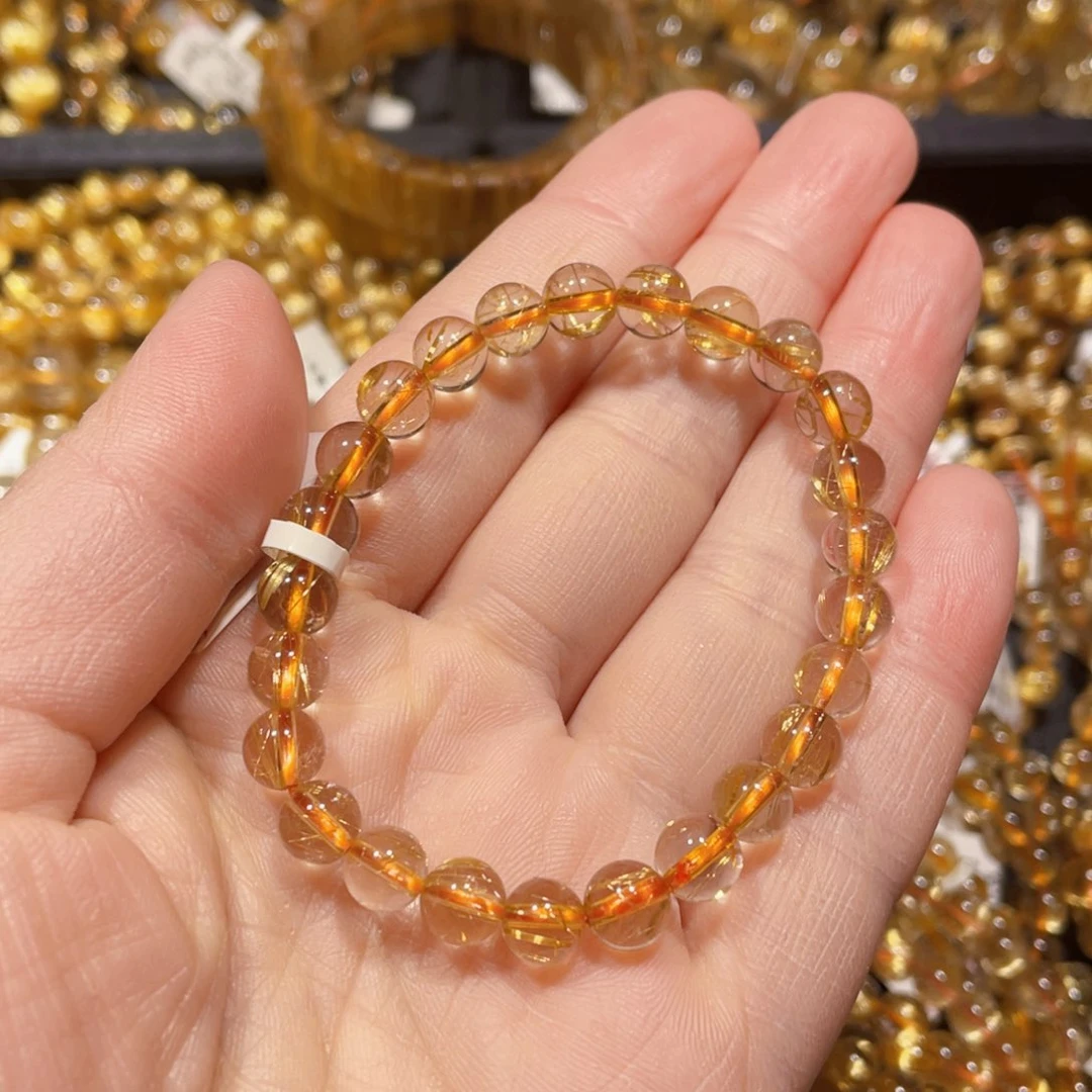 水晶手链未镶嵌天然水晶手链