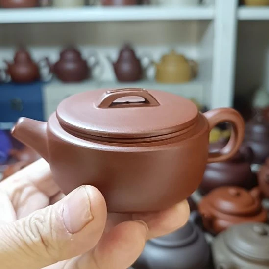 茶壶紫砂原矿清水泥汉瓦130cc半手工