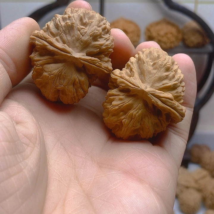 文玩核桃吊坠40白狮子腰子