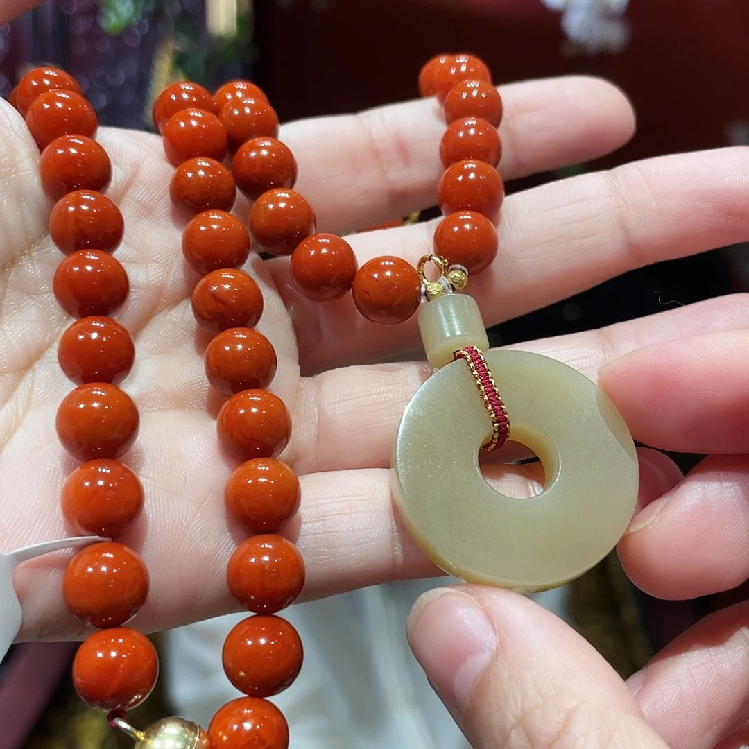 南红玛瑙未镶嵌手链