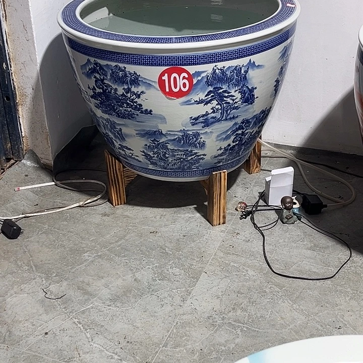 福***赵景德镇陶瓷鱼缸艺术