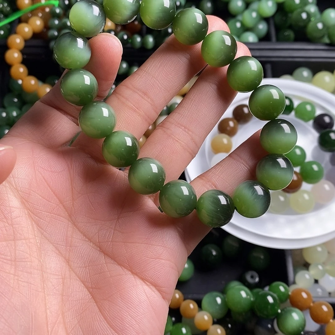 和田玉（碧玉）未镶嵌珠宝半成品