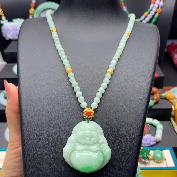 颈饰未镶嵌翡翠翡翠佛公