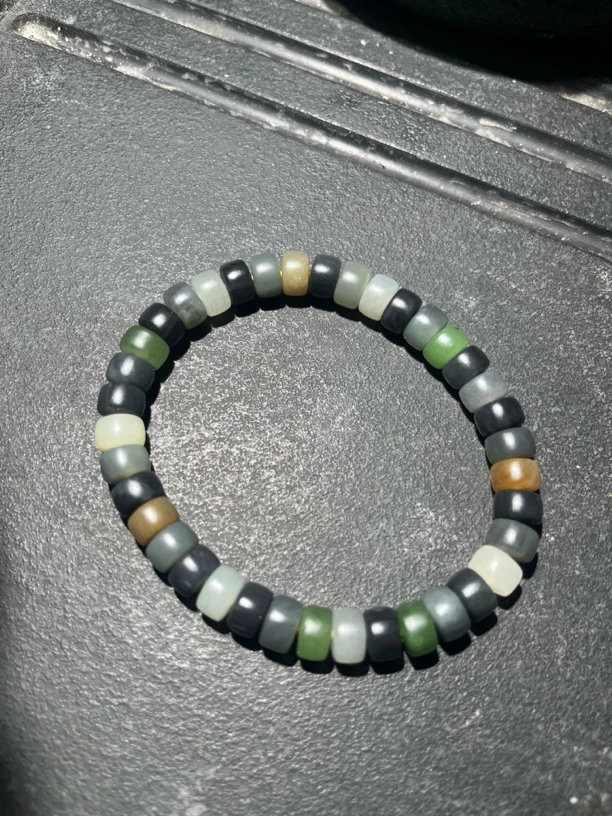 和田玉青花碧玉糖玉青海多宝手串