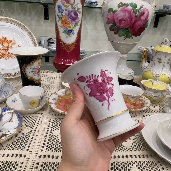 摆件中古赫伦花瓶
