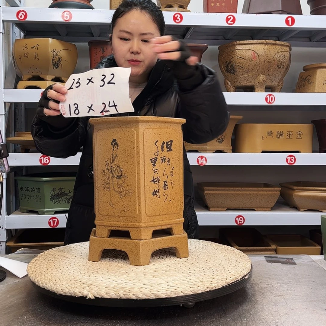 紫砂花盆紫砂花盆