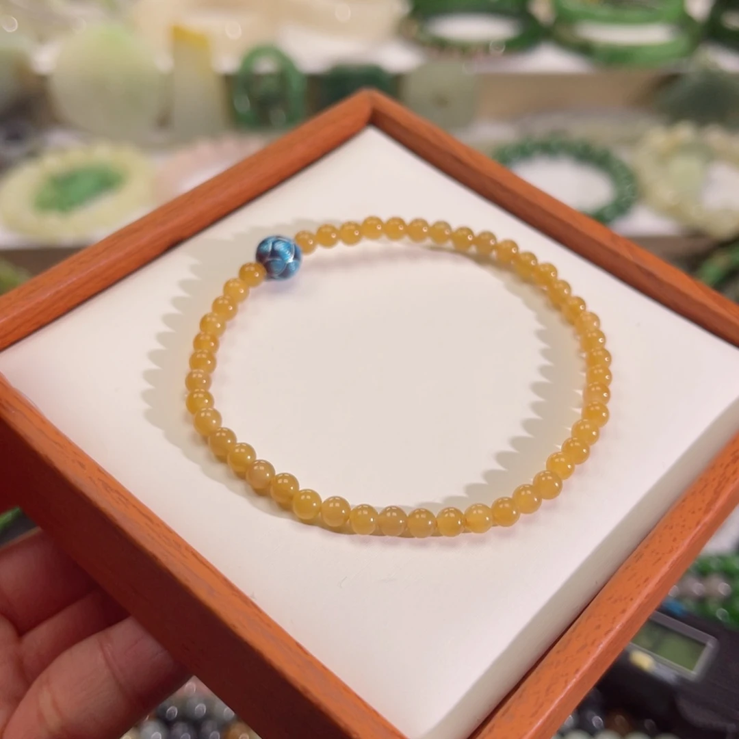 和田玉（糖玉）手链未镶嵌